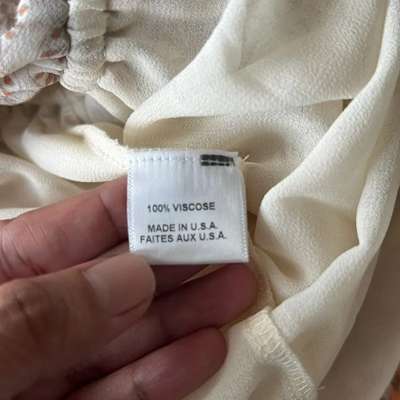 Misa Los Angeles Dionica Boho Floral Viscose Sleeveless Midi Dress Medium - Picture 8 of 8